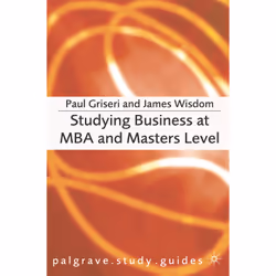 ISBN Studying Business at MBA and Masters Level, Anglais, Livre broché, 264 pages