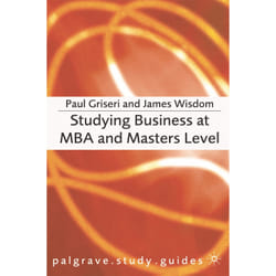ISBN Studying Business at MBA and Masters Level