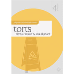 Torts (Palgrave Macmillan Law Masters) - [Version Originale]