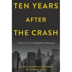 ISBN After the Crash : Financial Crises and Regulatory Responses livre histoire Anglais Couverture rigide
