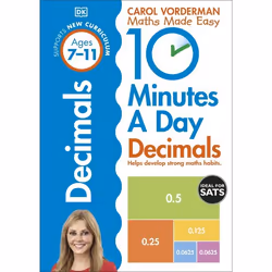 ISBN 10 Minutes a Day Decimals, Mathématiques, Anglais, Livre broché, 80 pages