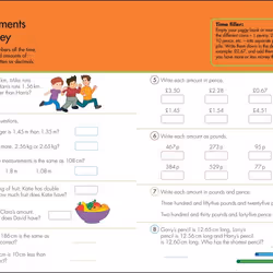 ISBN 10 Minutes a Day Decimals livre Mathématiques Anglais