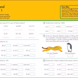ISBN 10 Minutes a Day Decimals livre Mathématiques Anglais