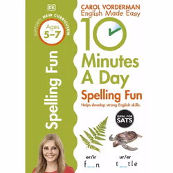 ISBN 10 Minutes a Day Spelling Fun Ages 5-7 Key Stage 1, Education, Anglais, Livre broché, 80 pages