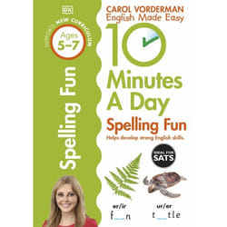 ISBN 10 Minutes a Day Spelling Fun Ages 5-7 Key Stage 1 livre Education Anglais