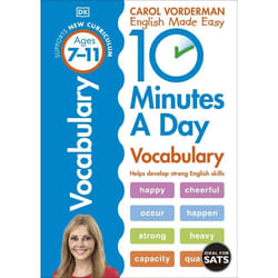 ISBN 10 Minutes a Day Vocabulary Ages 7-11 Key Stage 2 livre Education Anglais