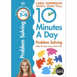 ISBN 10 Minutes a Day Problem Solving Ages 7-9 Key Stage 2, Mathématiques, Anglais, Livre broché, 80 pages