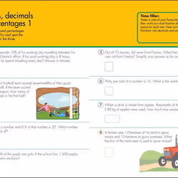 ISBN 10 Minutes a Day Problem Solving Ages 9-11 Key Stage 2 livre Mathématiques Anglais