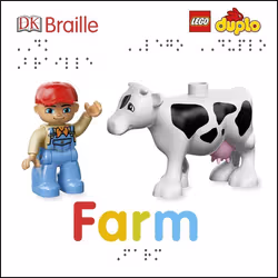 ISBN DK Braille LEGO DUPLO Farm, enfants & adolescents, Anglais, Couverture rigide, 18 pages