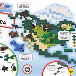 ISBN LEGO Animal Atlas livre enfants & adolescents Anglais Couverture rigide