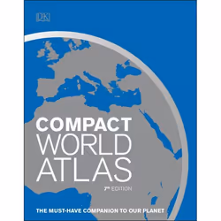ISBN Compact World Atlas, Anglais, Livre broché, 192 pages