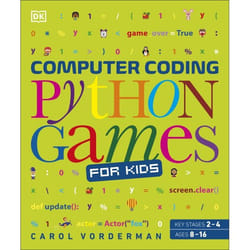ISBN Computer Coding Python Games for Kids livre enfants & adolescents Anglais