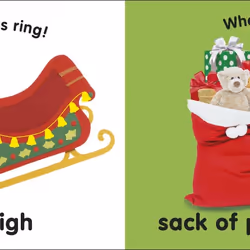 ISBN Baby Touch and Feel Merry Christmas livre Education Anglais Couverture rigide