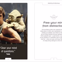 ISBN Star Wars Be More Yoda livre Art & design Anglais Couverture rigide