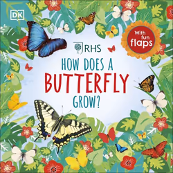 ISBN RHS How Does a Butterfly Grow?, enfants & adolescents, Anglais, Couverture rigide, 18 pages