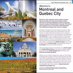 ISBN DK Eyewitness Top 10 Montreal and Quebec City livre Voyage Anglais