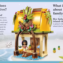 ISBN LEGO Disney Princess Meet Moana livre enfants & adolescents Anglais Couverture rigide