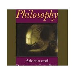 ISBN Music as Philosophy : Adorno and Beethoven's Late Style livre Musique Anglais Couverture rigide