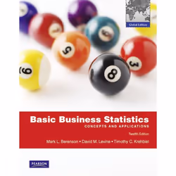 Pearson Education Basic Business Statistics with MyMathLab Global, Business & finance