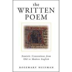 ISBN The Written Poem (Semiotic Conventions from Old to Modern English) Couverture rigide