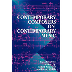ISBN Contemporary Composers On Contemporary Music livre Education Anglais