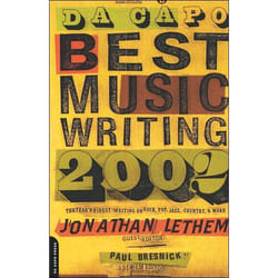 ISBN Da Capo Best Music Writing 2002 livre histoire Anglais