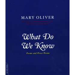 ISBN What Do We Know livre poésie Anglais