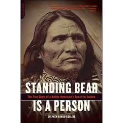 ISBN Standing Bear Is a Person, histoire, Anglais, Livre broché, 288 pages