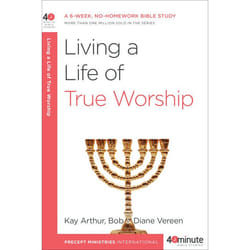ISBN Living a Life of True Worship livre