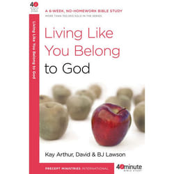 ISBN Living Like You Belong to God livre