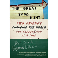 ISBN The Great Typo Hunt livre
