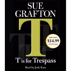 ISBN T Is For Trespass, Mystère et suspense, Sue Grafton, Anglais