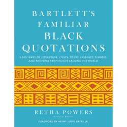 ISBN Bartlett's Familiar Black Quotations, Education, Anglais, Couverture rigide, 832 pages