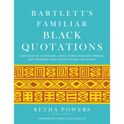 ISBN Bartlett's Familiar Black Quotations livre Education Anglais Couverture rigide 832 pages