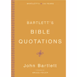 ISBN Bartlett's Bible Quotations, Anglais, Couverture rigide, 240 pages