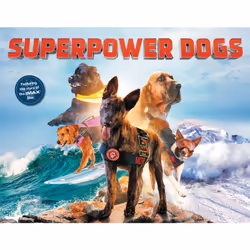 ISBN Superpower Dogs, Anglais, Couverture rigide, 48 pages