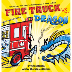ISBN Fire Truck vs. Dragon, Fiction, Anglais, Couverture rigide, 40 pages