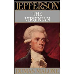 ISBN Jefferson the Virginian - Volume I livre histoire Anglais