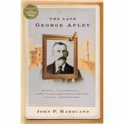 ISBN The Late George Apley, Anglais, Livre broché, 368 pages