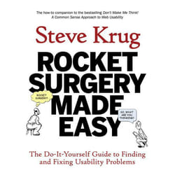 Pearson Education Rocket Surgery Made Easy livre & manuel de logiciels Anglais