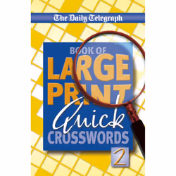 ISBN Daily Telegraph Book of Large Print Quick Crosswords, Anglais, Livre broché, 144 pages