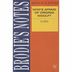 ISBN Albee: Who's Afraid of Virginia Woolf?, Anglais, Livre broché, 55 pages