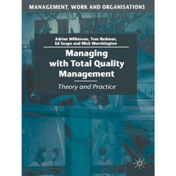 ISBN Managing with Total Quality Management