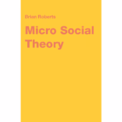 ISBN Micro Social Theory, Anglais, Couverture rigide, 200 pages