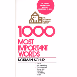 ISBN 1000 Most Important Words, Édition de poche, 256 pages