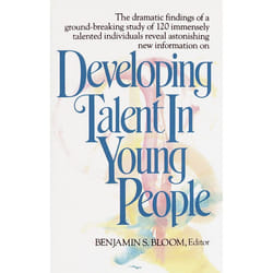 ISBN Developing Talent in Young People livre