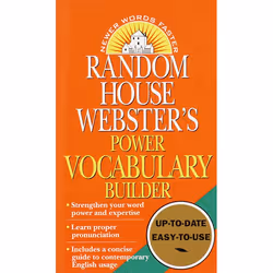 ISBN Random House Webster’s Power Vocabulary Builder, Édition de poche, 320 pages