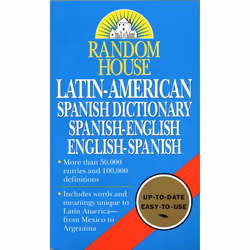 ISBN Random House Latin-American Spanish Dictionary, Édition de poche, 864 pages