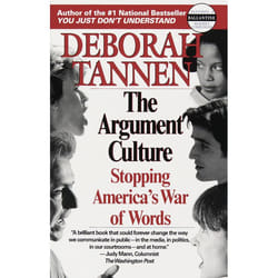 ISBN The Argument Culture livre