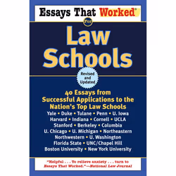 ISBN Essays That Worked for Law Schools (Revised), Livre broché, 144 pages